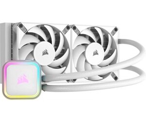 Система водяного охолодження Corsair iCUE H100i RGB Elite Liquid CPU Cooler White (CW-9060078-WW)