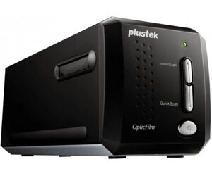 Сканер Plustek OpticFilm 8200i Ai (7200dpi,48bit, LED, Ai Studio 8, плівковий слайд-сканер, чорний)