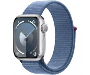 Смарт-годинник Apple Watch Series 9 GPS 41mm Silver Aluminum Case with Winter Blue Sport Loop (MR923)