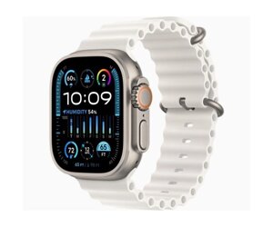 Смарт-годинник Apple Watch Ultra 2 GPS + Cellular 49mm Titanium Case with White Ocean Band (MREJ3)