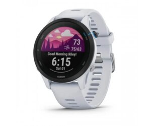 Смарт-годинник Garmin Forerunner 255 Music Whitestone (010-02641-21/31)