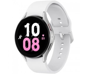 Смарт-годинник Samsung Galaxy Watch5 44mm LTE Silver with White Sport Band (SM-R915NZSA)