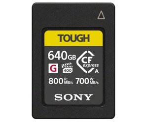 Sony Карта пам'яті CFexpress Type A 640GB R800/W700 Tough