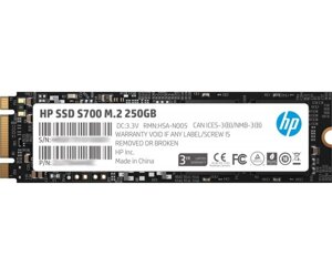 SSD 250gb HP S700 M. 2 2280 SATA III 3D NAND, retail