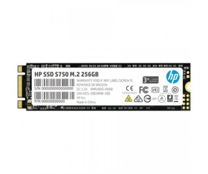 SSD 256gb HP S750 M. 2 2280 SATA III 3D NAND, retail