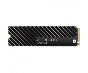 SSD накопичувач WD black SN750 NVME SSD 1 TB with heatsink (WDS100T3xhc)