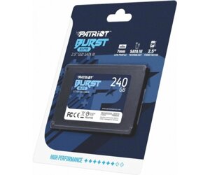 SSD patriot burst elite 240GB 2.5 7mm sataiii TLC 3D