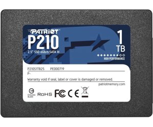 SSD patriot P210 1TB 2.5 7mm sataiii 3D QLC