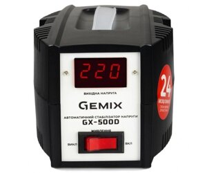 Стабілізатор напруги Gemix GX-500D, 500 ВА/350 Вт, cтупінчастий