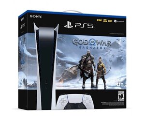 Стаціонарна ігрова приставка Sony PlayStation 5 Digital Edition 825GB God of War Ragnarok Bundle