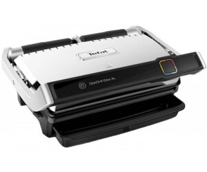 Tefal Гриль прижимний OptiGrill Elite XL 2200Вт, темп. режимів-16, з`ємні пластини, метал