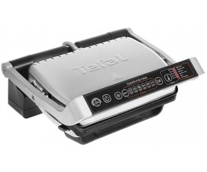 Tefal Гриль притискний OptiGrill+ Initial 2000Вт, темп. режимів-5, знімні пластини, метал