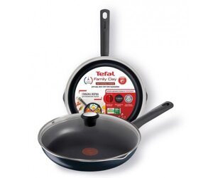 Tefal Сковорідка з кришкою Family Day 24 см