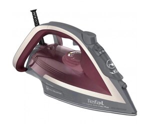 Tefal Праска Ultragliss Plus, 2800Вт, 270мл, паровий удар -260гр, постійна пара - 50гр, керам. підошва, бордово-сірий