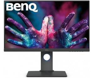 TFT 27 benq PD2705Q, IPS, QHD, HDMI, DP, USB-C, колонки, сірий