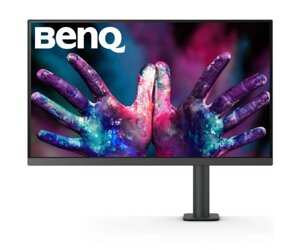 TFT 27 benq PD2705UA, IPS, 4K UHD, 99% srgb, HDMI, DP, USB-C, USB-hub, HAS, колонки, темно-сірий