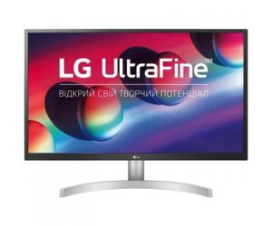 TFT 27 LG 27UL500-W, IPS, 2 x HDMI, DP, 4K, білий