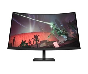 TFT 31.5 HP OMEN 32c, QHD, VA, вигнутий, display HDR 400, 165hz, 1ms, 2xhdmi, DP, HAS, чорний