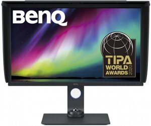 TFT 32 benq SW321C, IPS, 4K, 99% adobe RGB, HDMI, DP, USB type-C, USB хаб, card reader, сірий