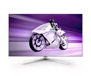 TFT 42 philips 42M2n8900, OLED 4K UHD, 138hz, 0.1ms, 2хhdmi, DP, USB-C, USB-hub, HAS, білий