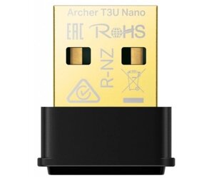 TP-Link WiFi-адаптер Archer T3U nano AC1300 USB2.0 nano