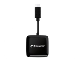 Transcend Кардрідер USB 3.2 Type-C > microSD/SD Чорний