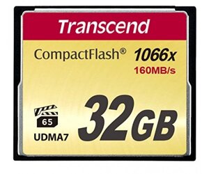 Transcend Карта пам'яті CF 32GB 1066X