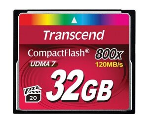 Transcend Карта пам'яті CF 32GB 800X