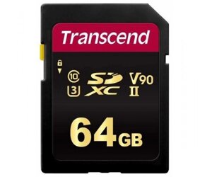 Transcend SDXC/SDHC 700S[карта пам'яті SD 64GB C10 UHS-II U3 R285/W220MB/s 4K]