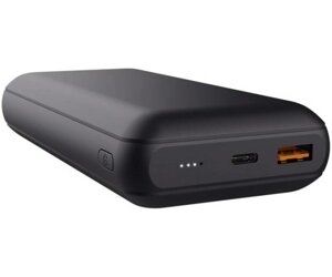 Trust Акумулятор портативний літій-іонний Power Bank Redoh, 20000мА·рік, USB-A/2хUSB-C, 18W, QC 3.0, PD, чорний