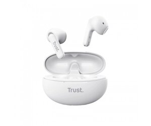 Trust Навушники TWS Yavi Earphones BT 5.3, ENC, SBC, Mic, Білий