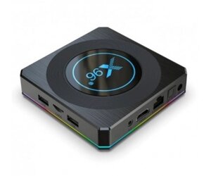 Тв-приставка mini PC - X96 X4 S905x4, 2gb, 16gb, wi-fi 2.4G+5G+100 lan, USB3.0, mali-G31, HDMI, display, RGB подсветка,