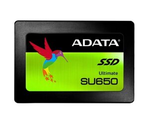 Твердотільний накопичувач 960gb, ADATA ultimate SU650, SATA3, 2.5, 3D TLC, 520/450 MB/s (ASU650SS-960GT-R)