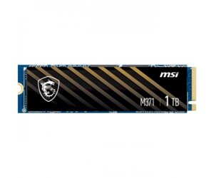 Твердотільний накопичувач SSD 1tb, MSI spatium M371, PCI-E 3.0 x4, M. 2 2280, 3D TLC, 2350/1700 мб/с (S78-440L870-P83)