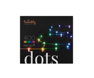 Twinkly Гірлянда Smart LED Twinkly Dots Lights RGB 400 Gen II, IP44, 20м, кабель прозорий