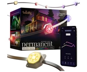 Twinkly Гірлянда Smart LED Twinkly Permanent Light RGB 72 IP65 кабель білий