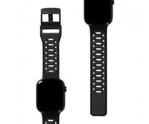 UAG Ремінець для Apple Watch Ultra 49/45/44/42mm Civilian Silicone, Graphite/Black