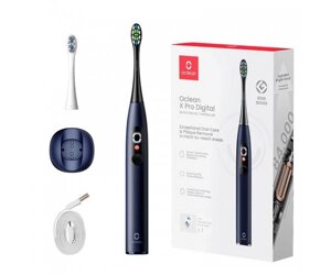 Розумна зубна електрощітка Oclean X Pro Digital Electric Toothbrush Dark Blue (6970810553482)