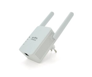 Підсилювач WiFi сигналу з 2-ма антенами LV-WR13, живлення 220V, 300Mbps, IEEE 802.11b/g/n, 2.4-2.4835GHz, BOX