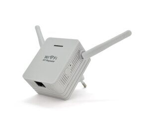 Підсилювач WiFi сигналу з 2-ма вбудованими антенами LV-WR06, живлення 220V, 300Mbps, IEEE 802.11b / g / n, 2.4GHz, BOX