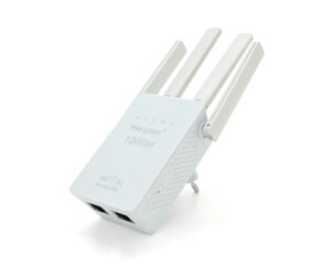 Підсилювач WiFi сигналу з 4-ма антенами LV-WR02EQ, живлення 220V, 300Mbps, IEEE 802.11b/g/n, 2.4-2.4835GHz, BOX