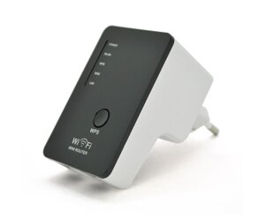 Підсилювач WiFi сигналу з вбудованою антеною LV-WR02В, живлення 220V, 300Mbps, IEEE 802.11b / g / n, 2.4GHz, BOX