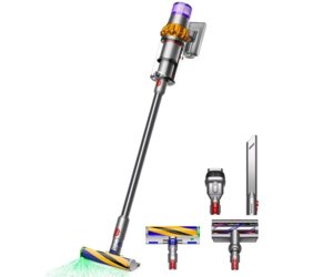 Вертикальний+ручний пилосос (2в1) Dyson V15 Detect Absolute 2023 Yellow/Nickel (446986-01)