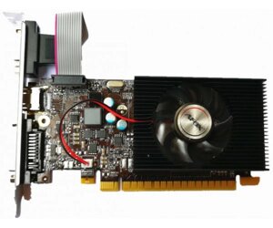 Відеокарта geforce GT730, AFOX, 2gb GDDR3, 128-bit, VGA/DVI/HDMI, 954/1333 mhz, low profile (AF730-2048D3l6)