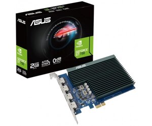 Відеокарта geforce GT730, asus, 2gb GDDR5, 64-bit, 4xhdmi, 927/5010 mhz, silent (GT730-4H-SL-2GD5)