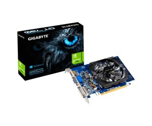 Відеокарта geforce GT730, gigabyte, 2gb GDDR3, 64-bit, VGA/DVI/HDMI, 902/1800 mhz (GV-N730D3-2GI)