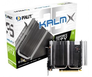 Відеокарта geforce RTX 3050, palit, kalmx, 6gb GDDR6, 96-bit, DVI/HDMI/DP, 1470/14000 mhz (NE63050018JE-1070H)