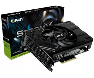 Відеокарта geforce RTX 4060, palit, stormx, 8gb GDDR6, 128-bit, HDMI/3xdp, 2460/17000 mhz, 8-pin (NE64060019P1-1070F)