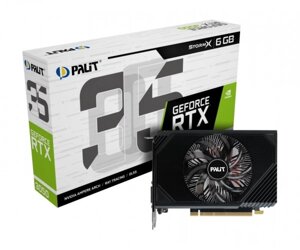 Відеокарта GF RTX 3050 6GB GDDR6 stormx palit (NE63050018JE-1070F)