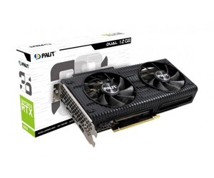 Відеокарта GF RTX 3060 12GB GDDR6 dual palit (NE63060019K9-190AD) (LHR)